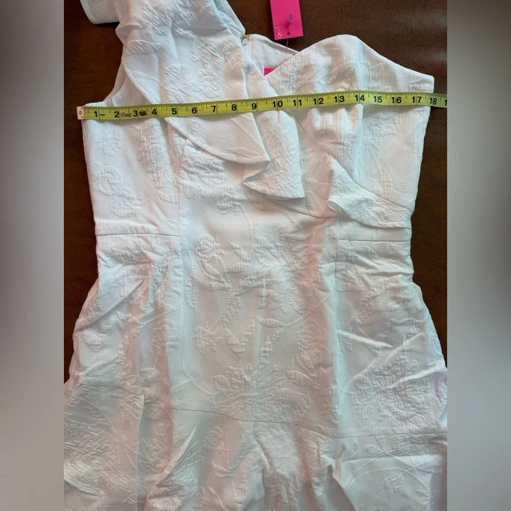 Lilly Pulitzer White Arlana Romper Sizes 12 MSRP $228 NWT - Picture 5 of 6